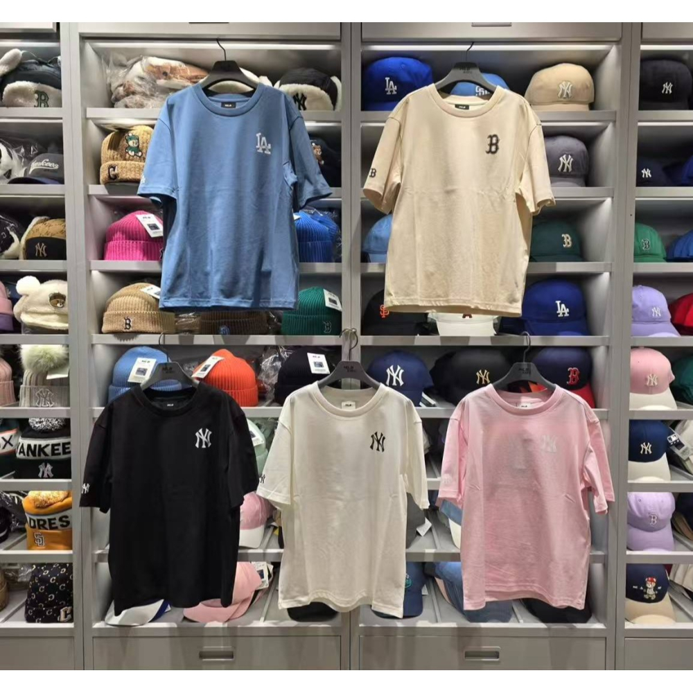 [預購 每周日中午  12:00收單 ] 2025 韓國   MLB 大標 短袖上衣-細節圖2