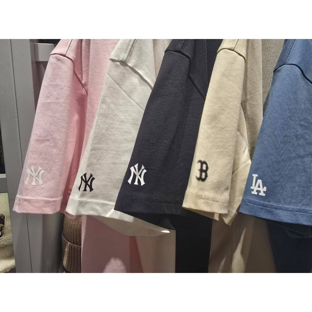 [預購 每周日中午  12:00收單 ] 2025 韓國   MLB 大標 短袖上衣-細節圖4