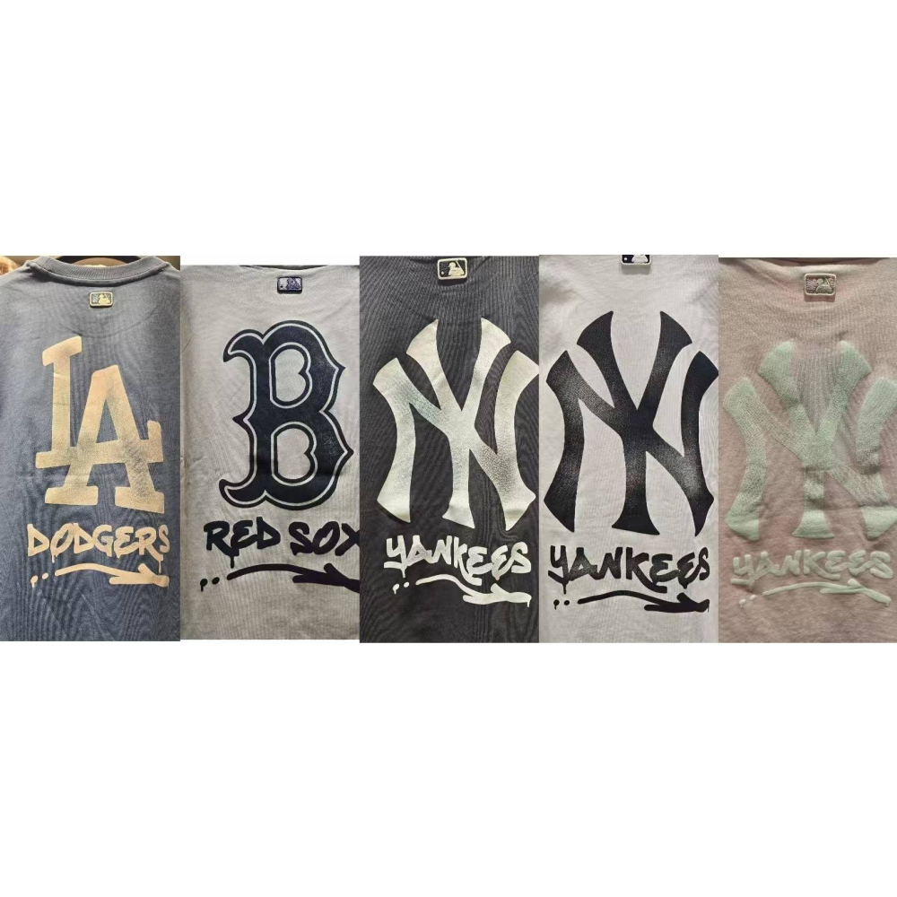 [預購 每周日中午  12:00收單 ] 2025 韓國   MLB 大標 短袖上衣-細節圖5