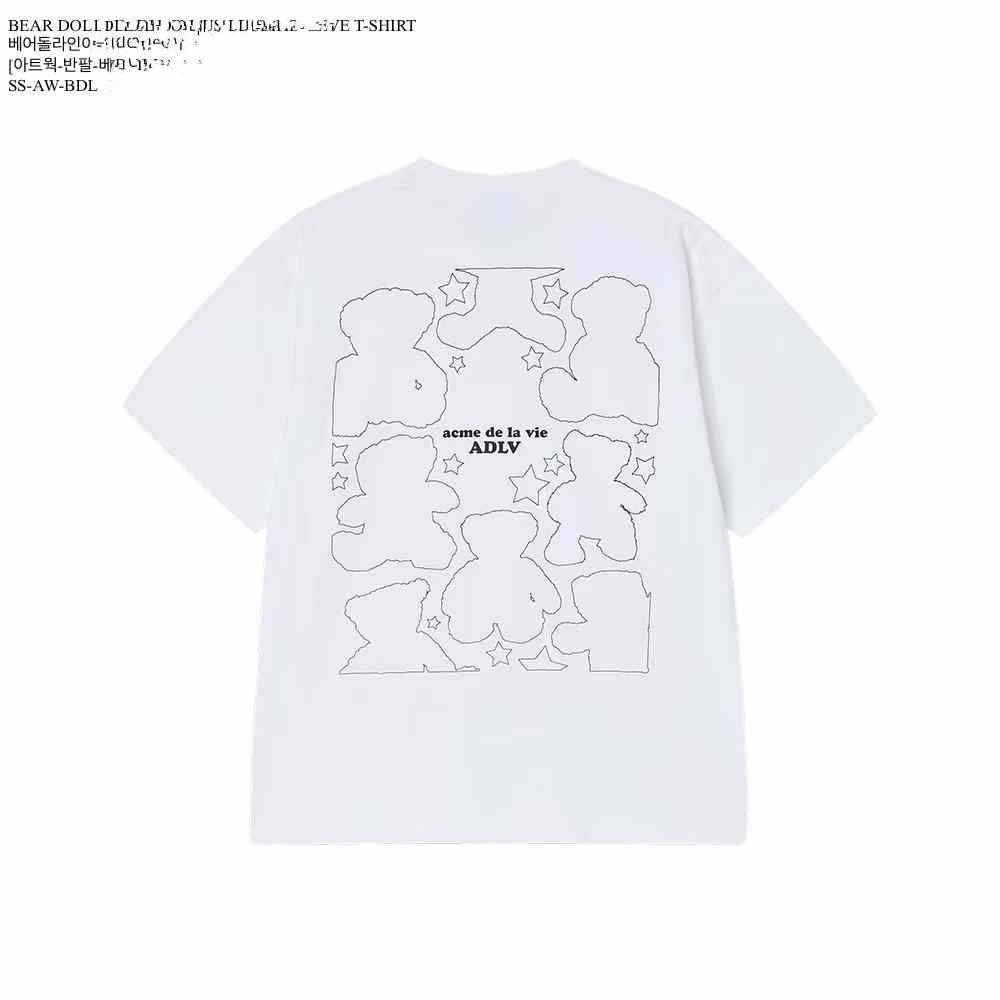 [預購 每周日中午 12:00收單] 2025 韓國 ADLV  25春夏新款 可愛小熊拼圖上衣-細節圖3