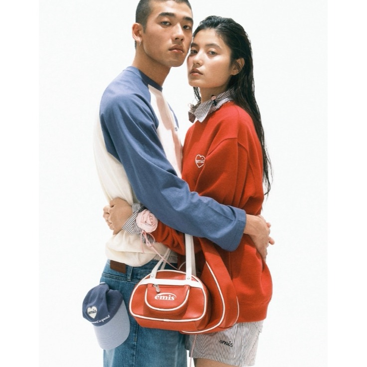 [ 限時購 ] [預購  2025.03.19 中午 12:00收單] 2025  EMIS 25春夏新品 復古保齡球包-細節圖9