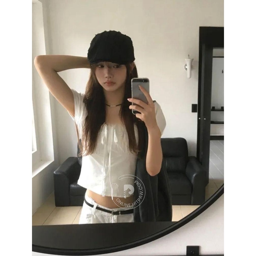 [預購 每周日中午 12:00收單] 2025 正韓 時尚配件  立體線條鴨舌帽-細節圖2