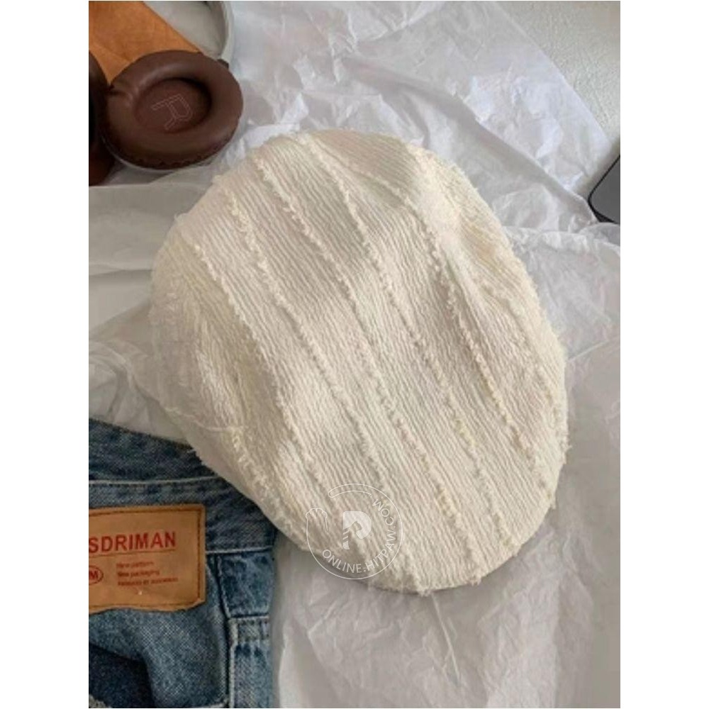 [預購 每周日中午 12:00收單] 2025 正韓 時尚配件  立體線條鴨舌帽-規格圖8