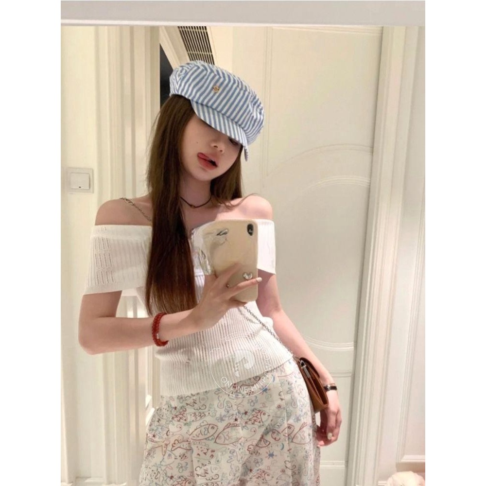 [預購 每周日中午 12:00收單] 2025 韓國 時尚配件  條紋報童帽-細節圖6