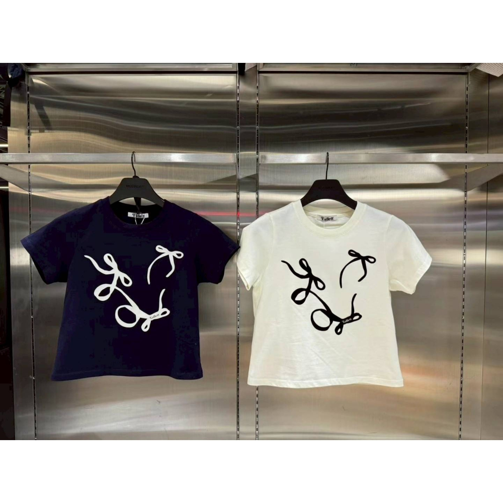 [官網特惠ing] [預購 每周日中午 12:00收單] 2025 韓國  FALLET 蝴蝶結設計上衣-細節圖3