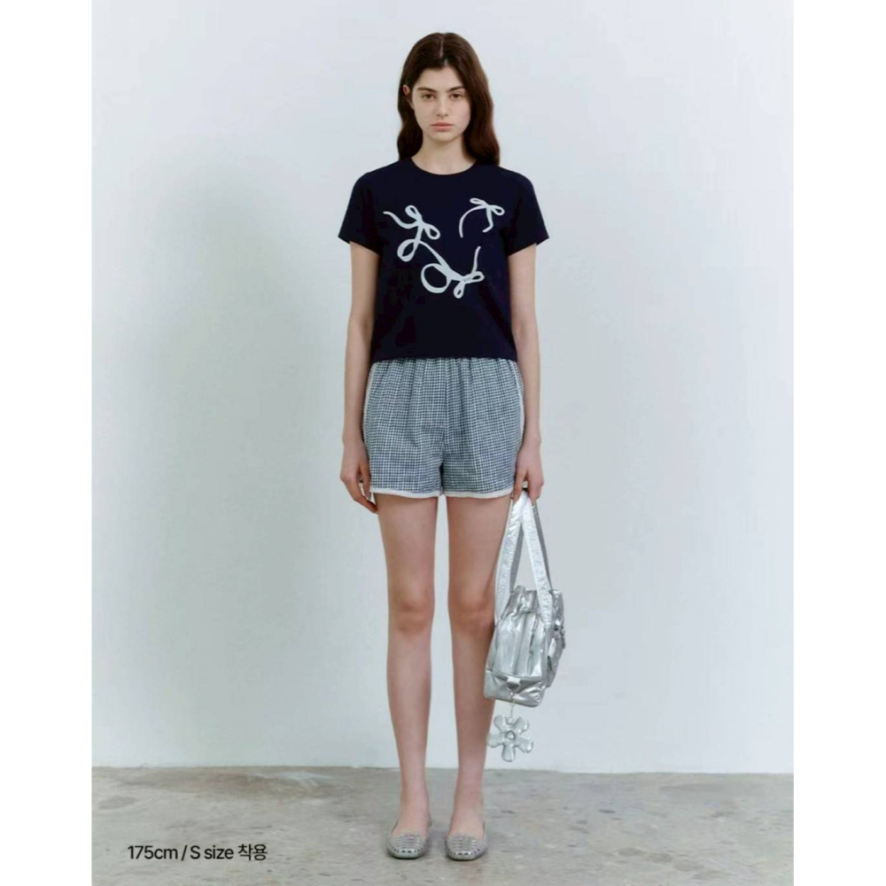 [官網特惠ing] [預購 每周日中午 12:00收單] 2025 韓國  FALLET 蝴蝶結設計上衣-細節圖5