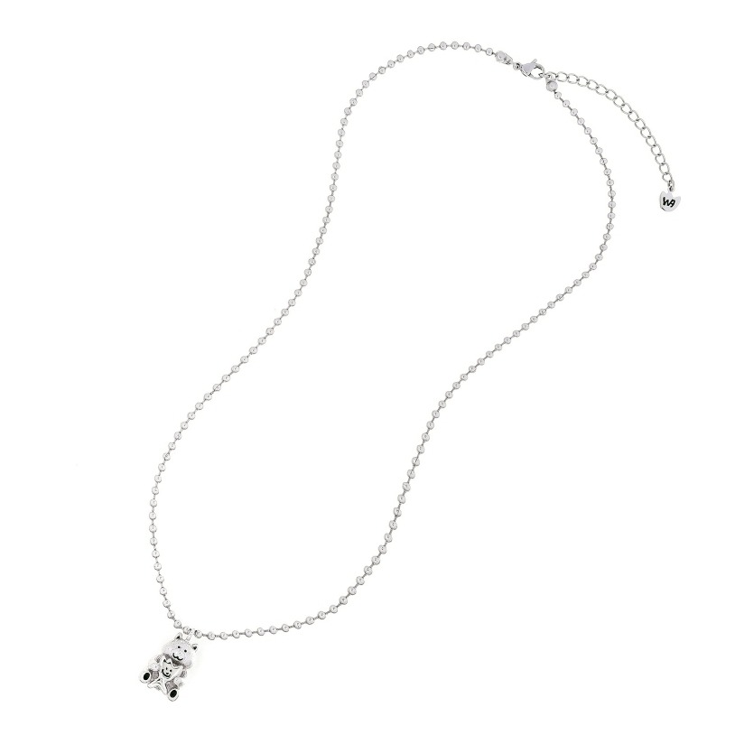 [韓國特惠ing[預購 每周日中午 12:00收單] 2025 韓國 時尚配件  WACKY WILLY 熊熊小火炬項鍊-細節圖2