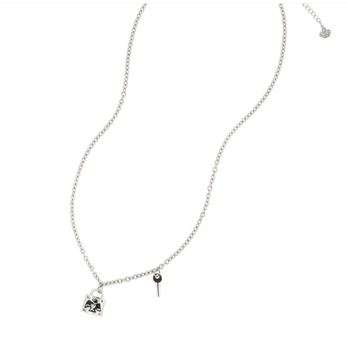 [韓國特惠ing] [ 預購 每周日中午 12:00收單] 2025 韓國 時尚配件 WACKY WILLY 鎖頭項鍊-規格圖3