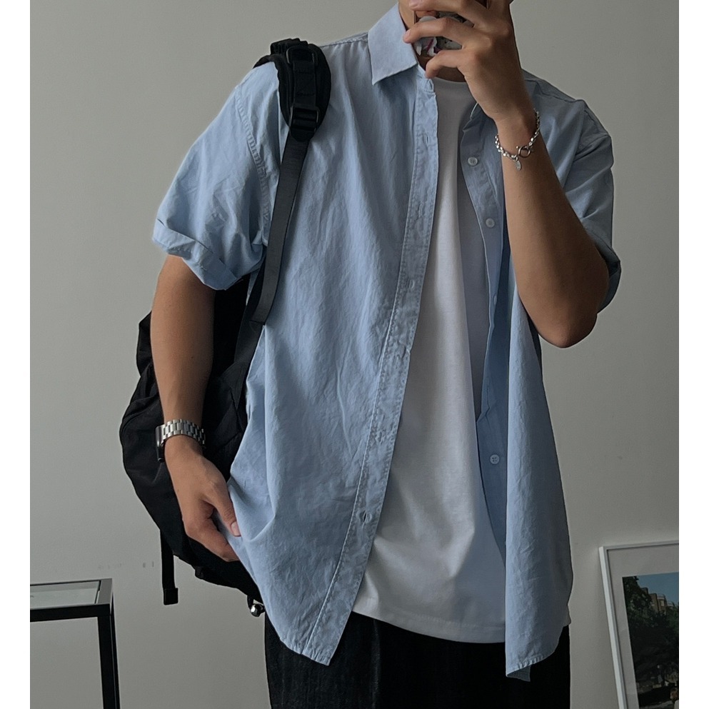 [是男裝喔~][預購 每周日中午 12:00收單] 2025 韓國 zavino 男裝 BOX FIT 休閒襯衫-細節圖2