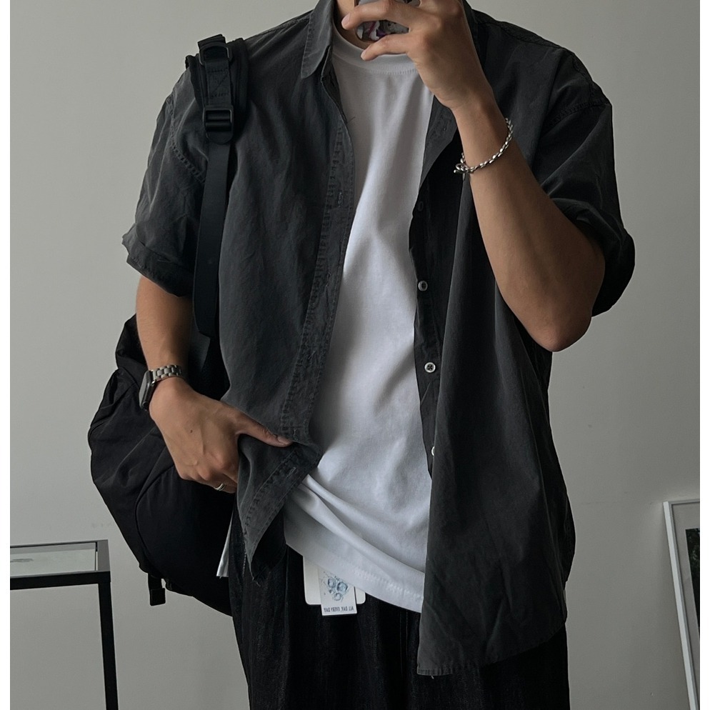 [是男裝喔~][預購 每周日中午 12:00收單] 2025 韓國 zavino 男裝 BOX FIT 休閒襯衫-細節圖5