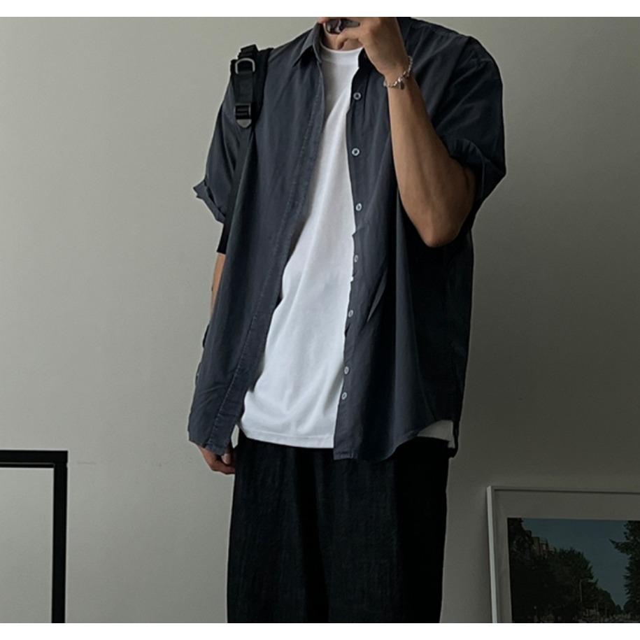 [是男裝喔~][預購 每周日中午 12:00收單] 2025 韓國 zavino 男裝 BOX FIT 休閒襯衫-細節圖10