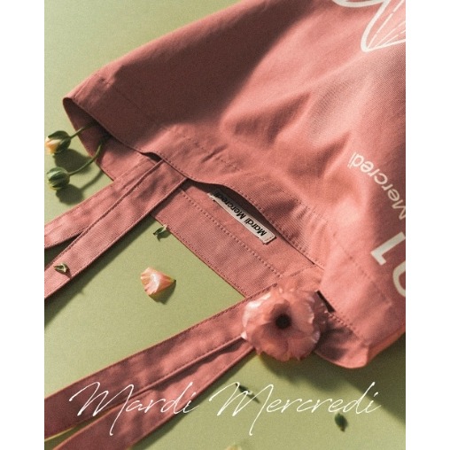 [預購 每周日中午 12:00收單] 2025 韓國  MARDI ＇25春夏新款  經典雛菊雙面棉質托特包-細節圖6