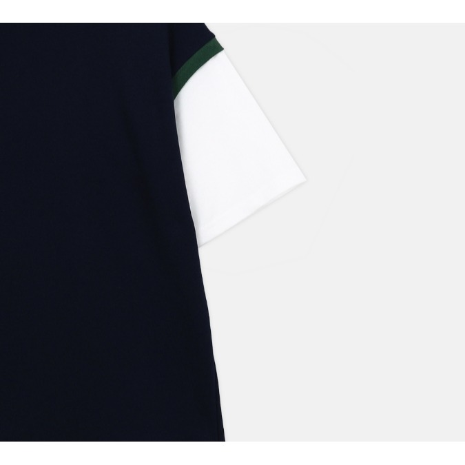 [官網特惠ing][是男裝喔~][預購 每周日中午 12:00收單] 2025 韓國 smallman 配色層疊短袖T-細節圖9