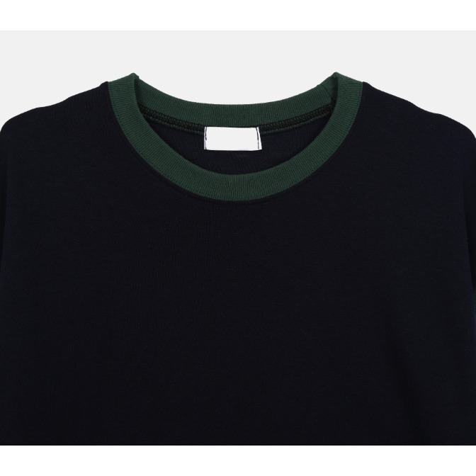 [官網特惠ing][是男裝喔~][預購 每周日中午 12:00收單] 2025 韓國 smallman 配色層疊短袖T-細節圖10