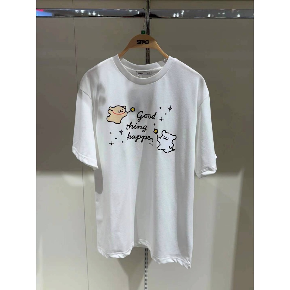 [預購 每周日中午 12:00收單] 2025 韓國  SPAO X 線條小狗聯名設計上衣-規格圖4