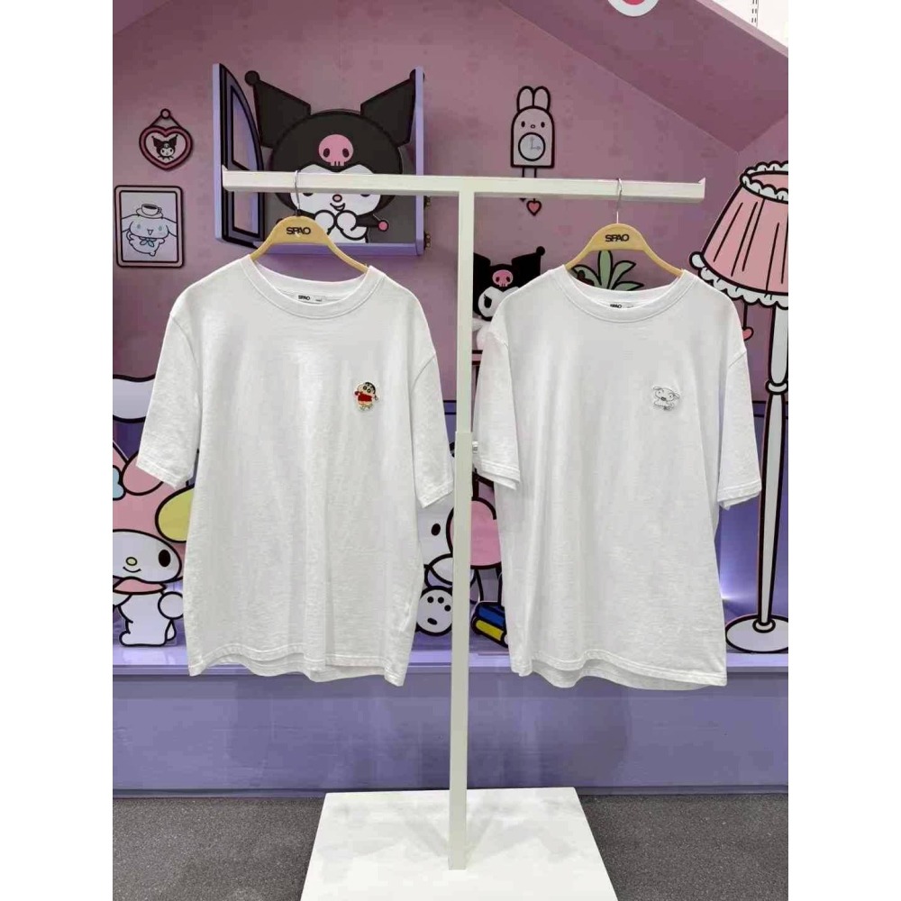 [限時限量特惠][預購 2025.05.19 中午 12:00收單] 2025  打折款~SPAO 蠟筆小新上衣 1+1-細節圖4