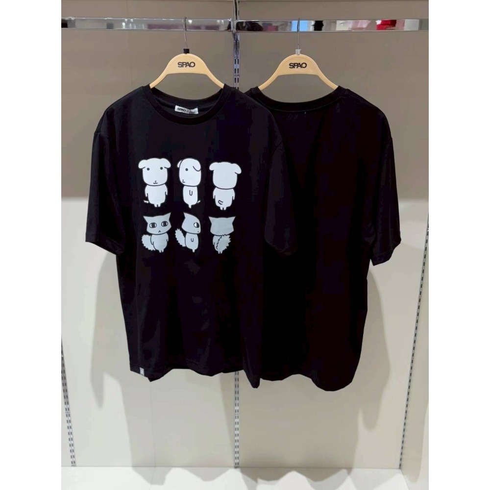 [預購 每周日中午 12:00收單] 2025 韓國 SPAO GANADI聯名系列短袖上衣-細節圖2
