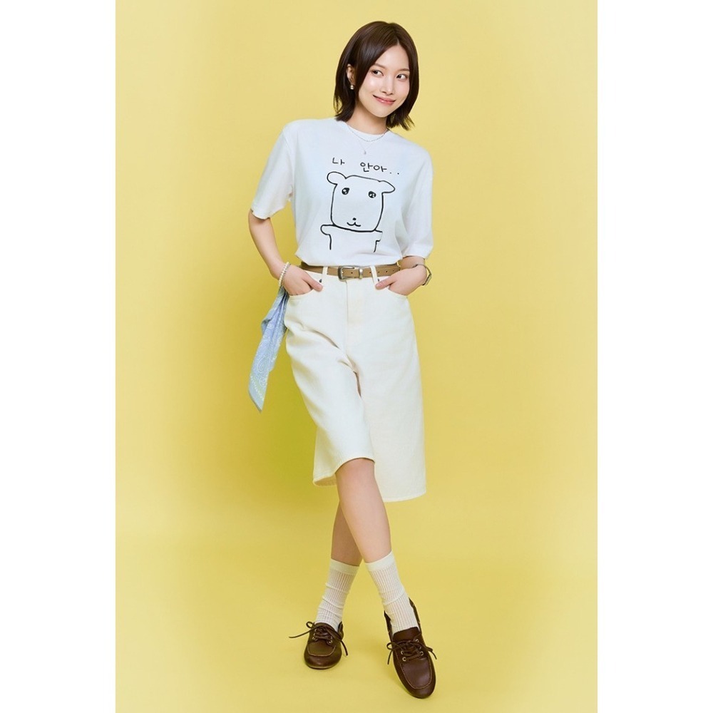 [預購 每周日中午 12:00收單] 2025 韓國 SPAO GANADI聯名系列短袖上衣-細節圖7