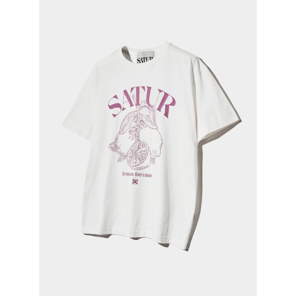 [韓國特惠ing][預購 每周日中午 12:00收單] 2025 韓國 SATUR 朴圭瑛代言   中性款水果上衣-細節圖4