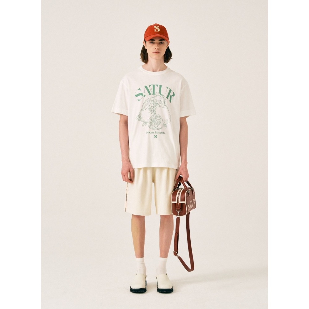 [韓國特惠ing][預購 每周日中午 12:00收單] 2025 韓國 SATUR 朴圭瑛代言   中性款水果上衣-細節圖9