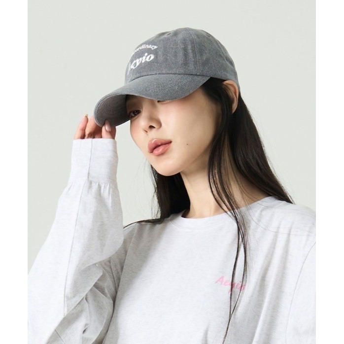 [現貨 兩頂  快搶!!]  韓國小眾品牌  金泰希戴 AEYIO經典LOGO棒球帽-細節圖2