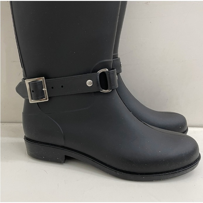 [預購 每周日中午 12:00收單] 2025 韓國 deepny 時尚  雙環扣長筒雨靴-細節圖8