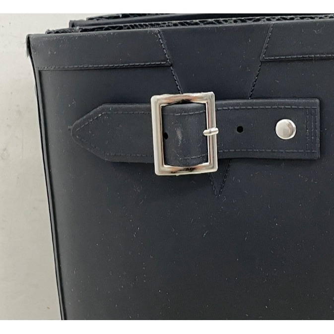 [預購 每周日中午 12:00收單] 2025 韓國 deepny 時尚  雙環扣長筒雨靴-細節圖9