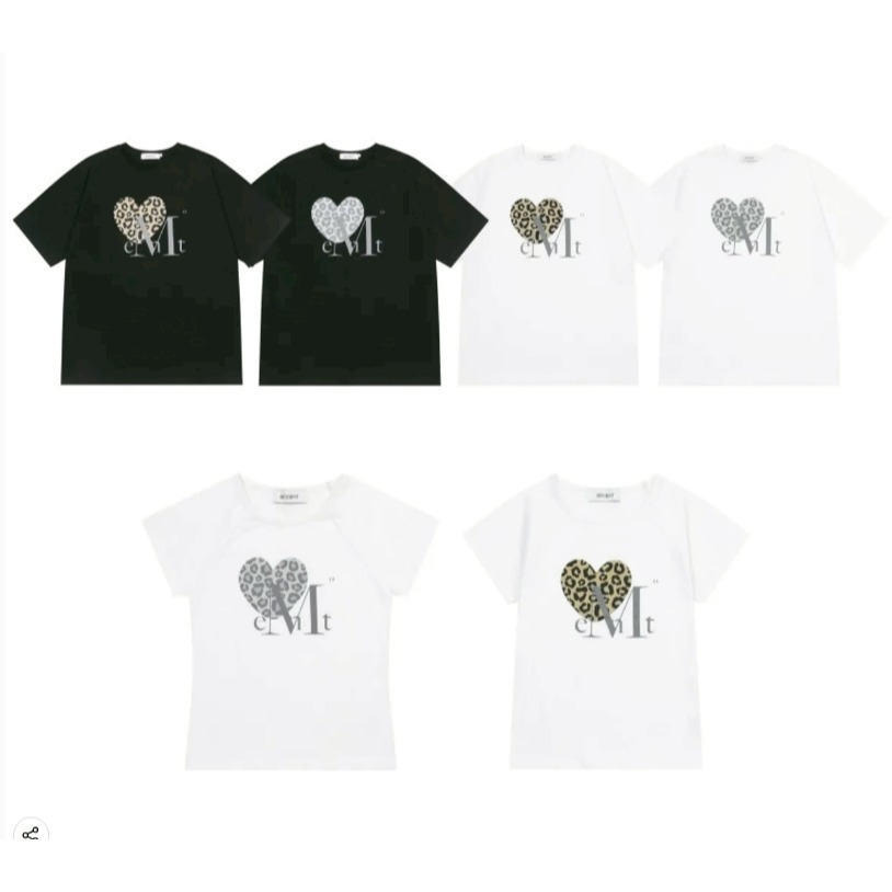 [韓國打折款] [預購 每周日中午 12:00收單] 2025 韓國 MUCENT 豹紋愛心上衣 [隨時完售]-細節圖5