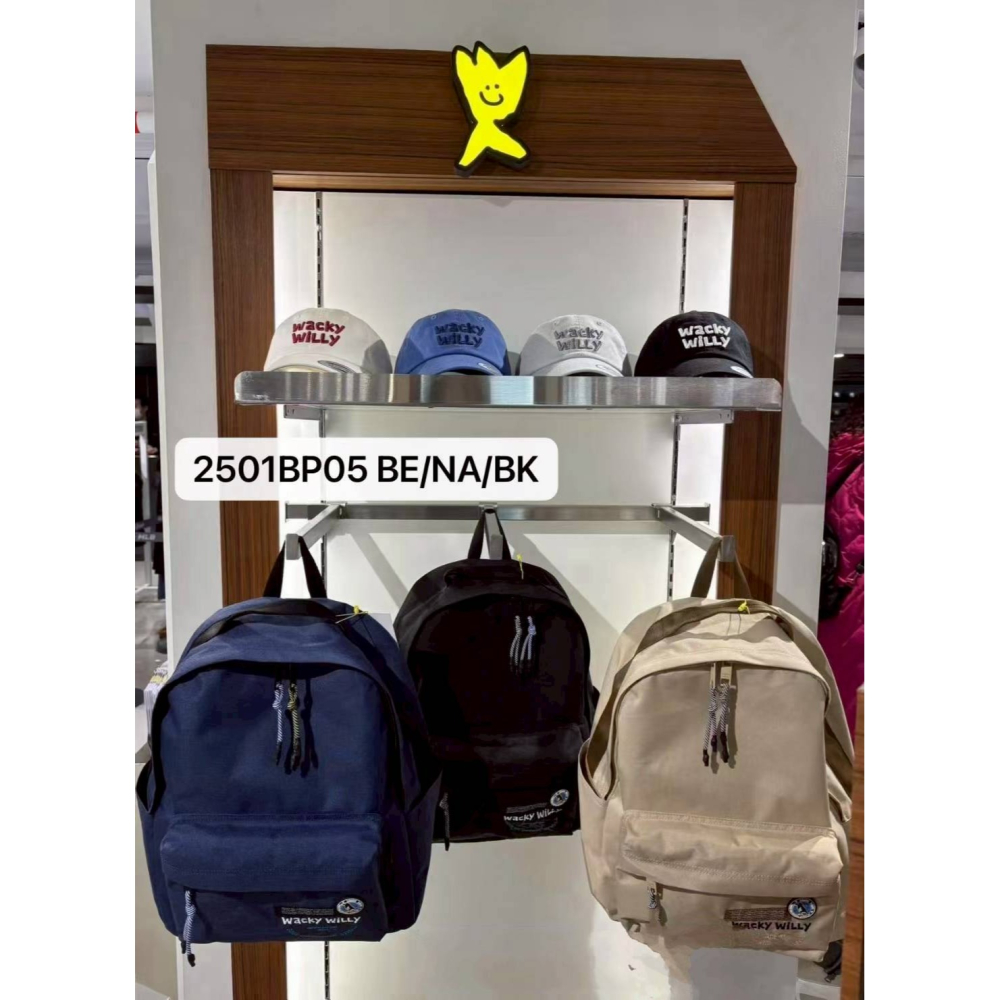 [打折款] [ 2025.07.14 中午12:00收單]2025 韓國 WACKY WILLY 火炬人勳章後背包-細節圖4