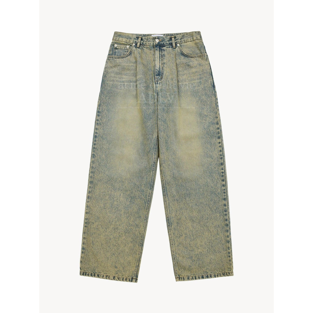 快搶!! [季末打折款閃購 2025.07.28 中午 12:00收單] 2025 ADLV 中性款刷舊牛仔褲-細節圖2