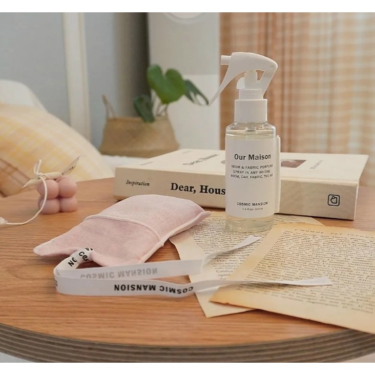 [預購 每周日中午12:00收單] 2025 韓國 生活百貨 COSMIC MANSION 室內織品香噴噴霧 100ml-細節圖2