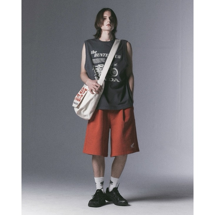 [韓國打折款] [預購 每周日中午 12:00收單] 2025 韓國 HONDA   LOGO 翻蓋帆布包-細節圖3