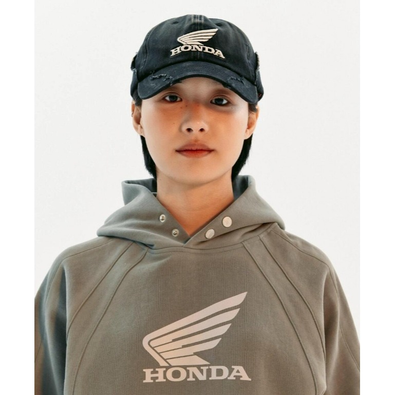 [韓國打折款] [預購 每周日中午 12:00收單] 2025 韓國 HONDA 拼接感 logo棒球帽-細節圖3