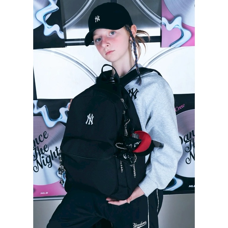 [預購 每周日中午 12:00收單] 2025 韓國 MLB 洋基後背包-細節圖3