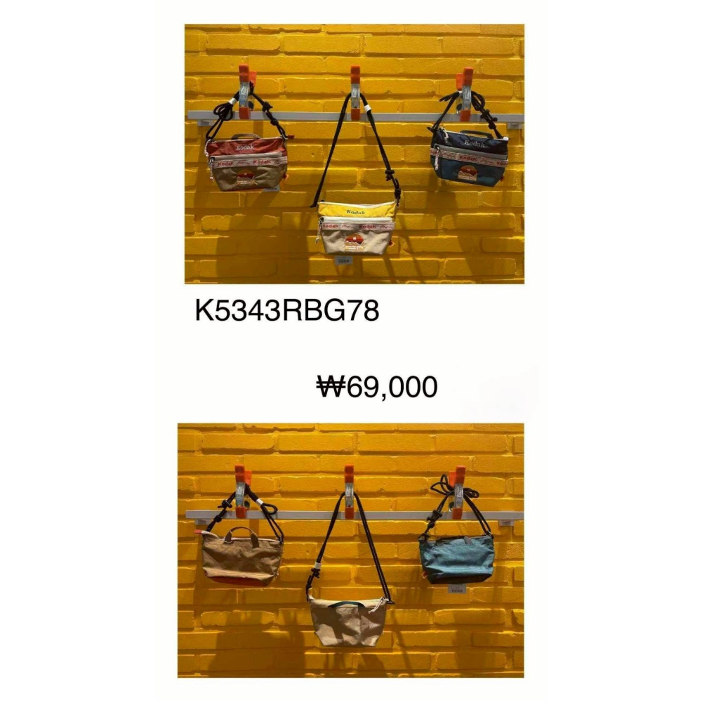 [預購 每周日中午 12:00收單] 2025 韓國 KODAK柯達 斜背手拿小托特包-細節圖6