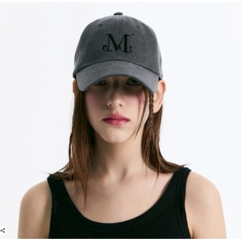 [預購 每周日中午 12:00收單] 2025 韓國 MUCENT 經典LOGO棒球帽+黑色後背包+襪子+項鍊 4件套裝-細節圖7