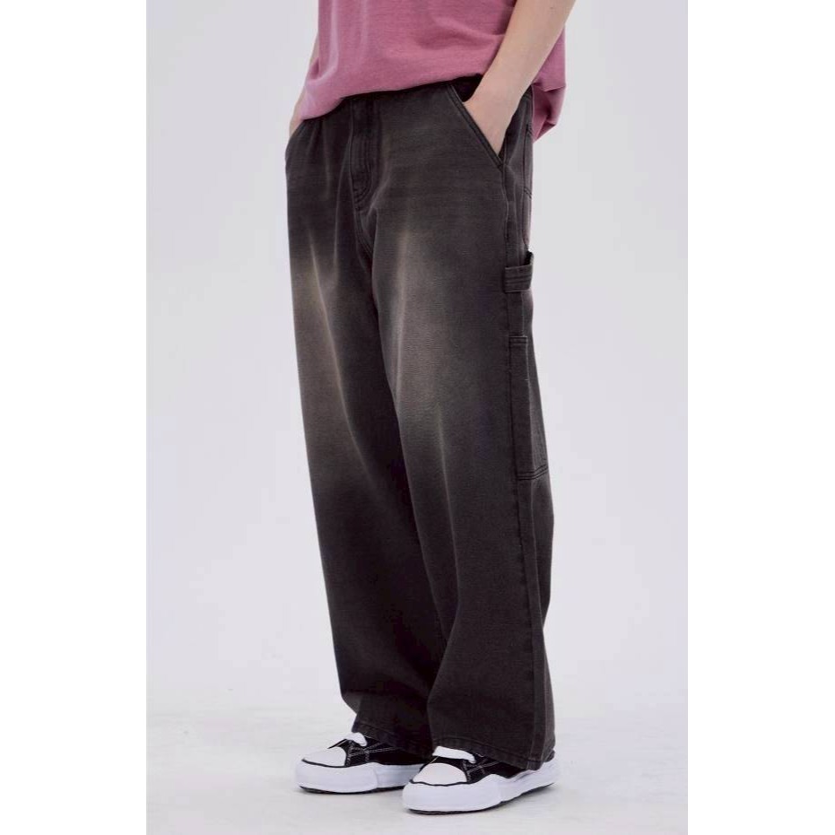 [韓國打折款][預購 每周日中午 12:00收單] 2025 韓國 DYSFUNCT 刷舊設計長褲-規格圖6