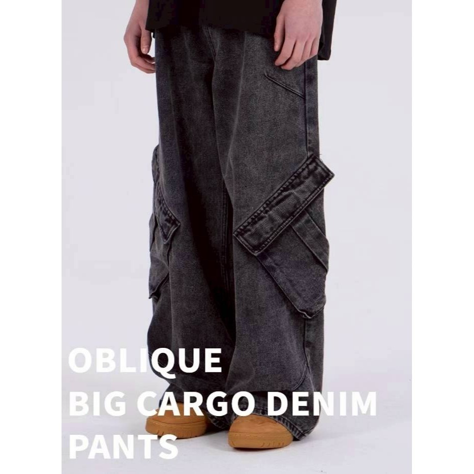 [韓國打折款][預購 每周日中午 12:00收單] 2025 韓國 DYSFUNCT棉質口袋設計長褲-規格圖5