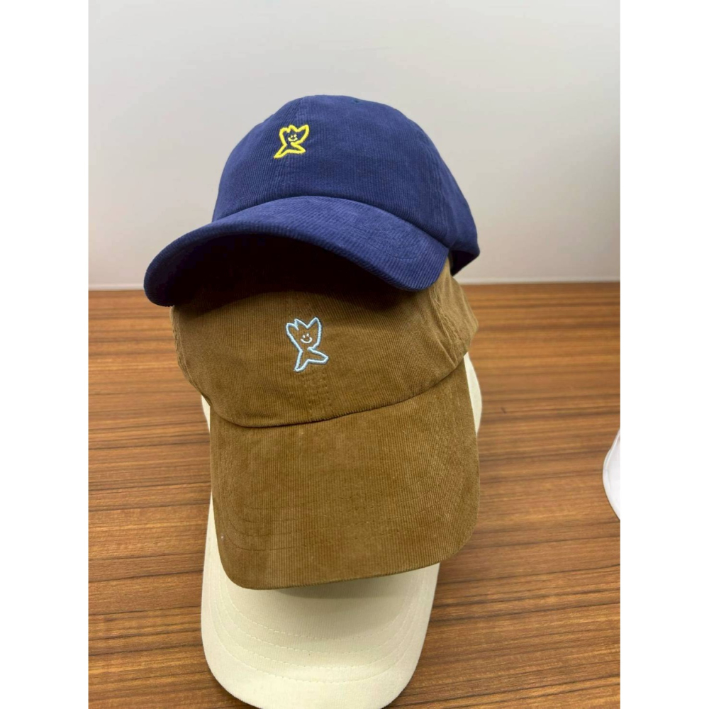 [預購 每周日中午 12:00收單] 2025 韓國  WACKY WILLY 火炬人 LOGO燈心絨棒球帽-細節圖5