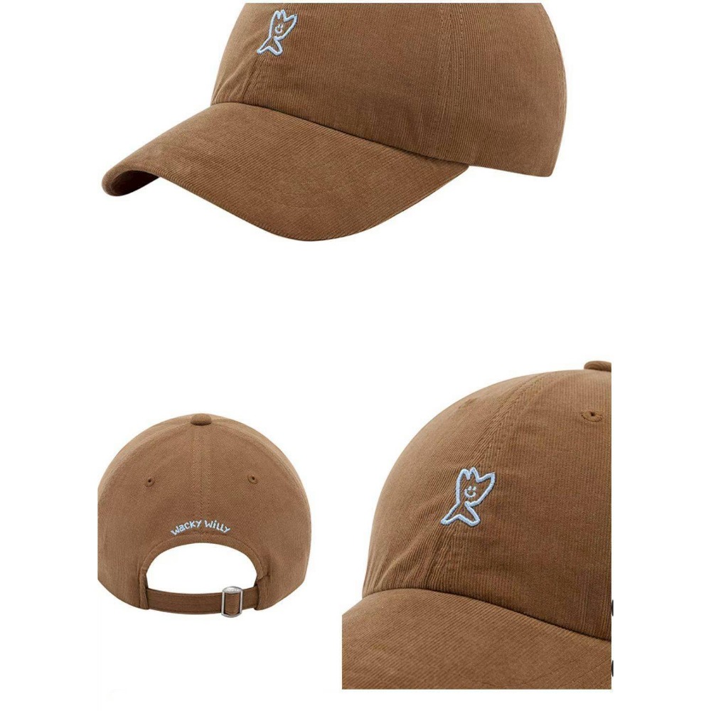 [預購 每周日中午 12:00收單] 2025 韓國  WACKY WILLY 火炬人 LOGO燈心絨棒球帽-規格圖7