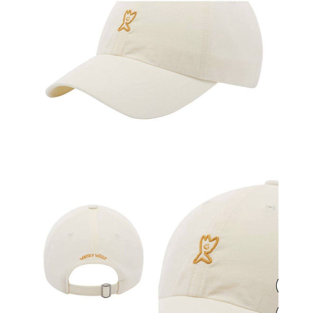 [預購 每周日中午 12:00收單] 2025 韓國  WACKY WILLY 火炬人 LOGO燈心絨棒球帽-規格圖7