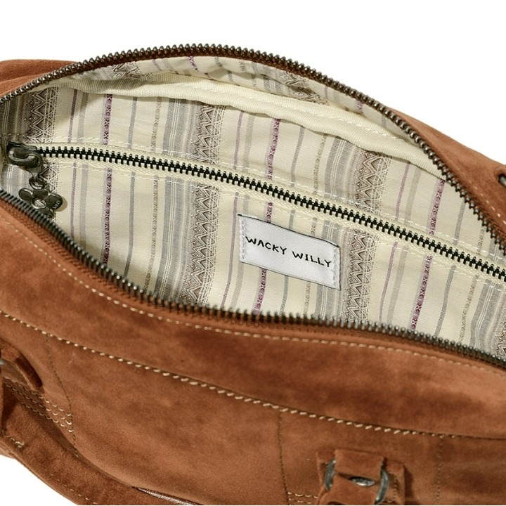 [預購 每周日中午 12:00收單] 2025 韓國  WACKY WILLY 火炬人  麂皮手提包-細節圖6