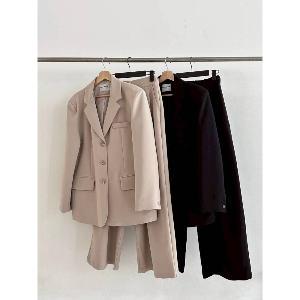 [預購 每周日中午 12:00收單] 2025 韓國 初秋女裝 寬鬆西裝褲-細節圖4