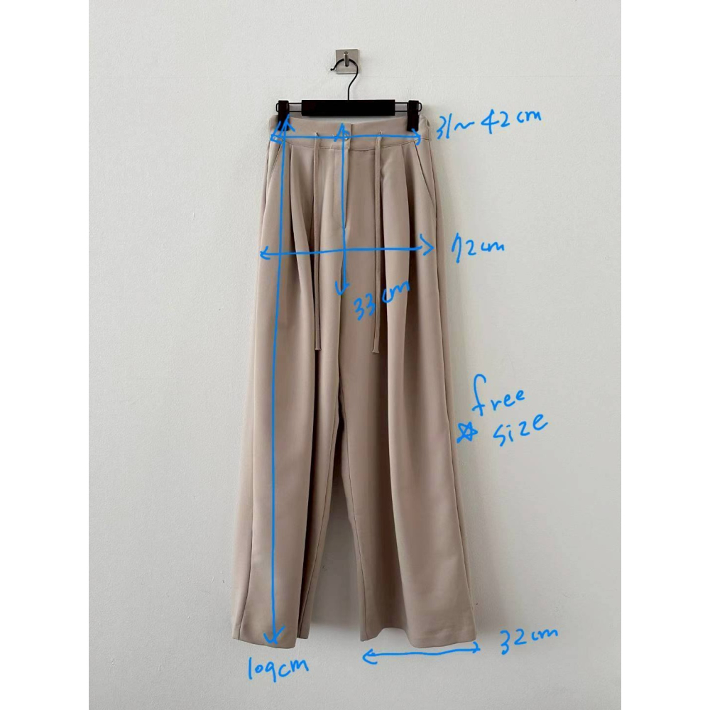 [預購 每周日中午 12:00收單] 2025 韓國 初秋女裝 寬鬆西裝褲-細節圖5