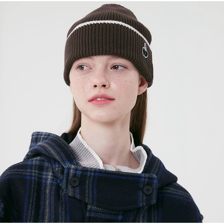 [韓國打折ing][預購 每周日中午12:00收單] 2025 韓國 KIRSH  櫻桃反摺針織帽-細節圖7