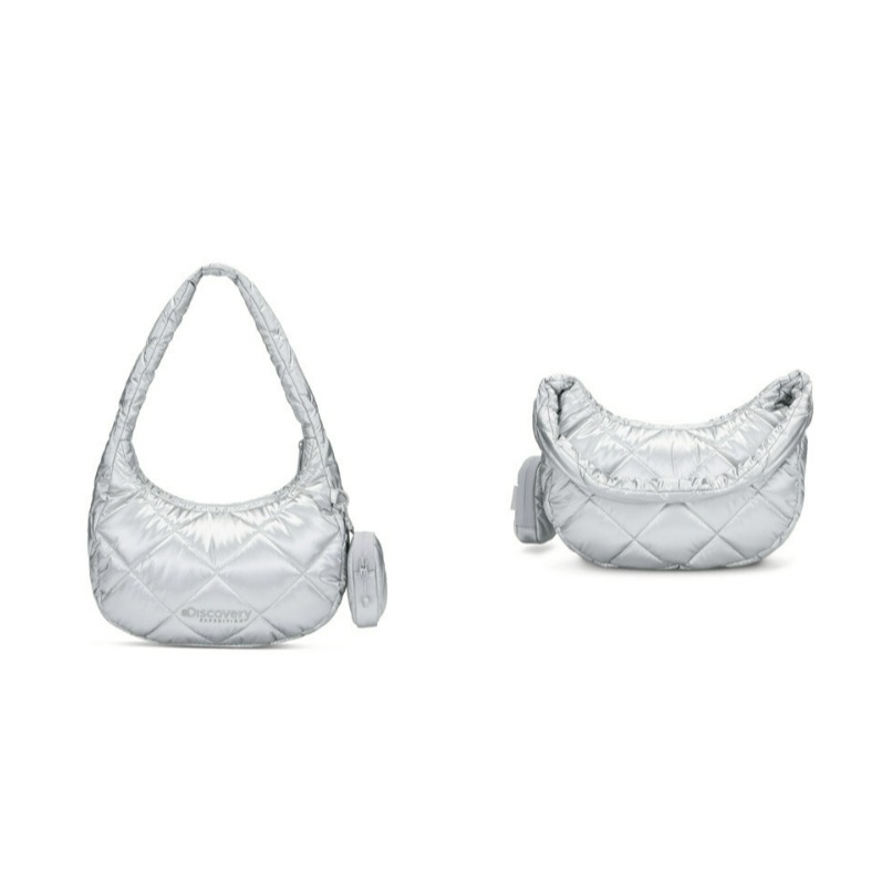 [韓國打折ing][預購 每周日中午 12:00收單] 2025 韓國  DISCOVERY 雲朵肩背包+零錢小包-細節圖2