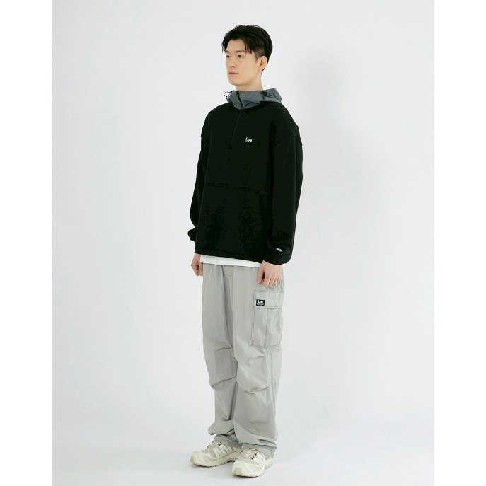 [韓國打折 ing][預購 每周日中午 12:00收單] 2025 韓國 LEE  中性版尼龍連帽上衣-細節圖8