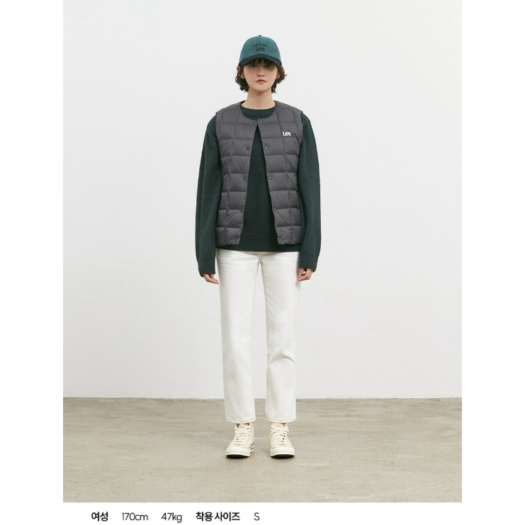 [韓國打折 ing][預購 每周日中午 12:00收單] 2025 韓國 LEE 中性版歐洲頂級鴨絨背心-細節圖8