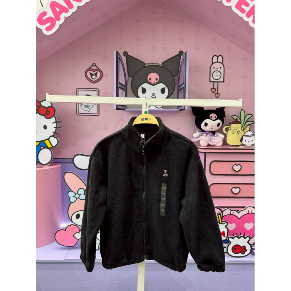 [預購 每周日中午 12:00收單] 2025 韓國   SPAO 孩童款 刷毛外套-細節圖2