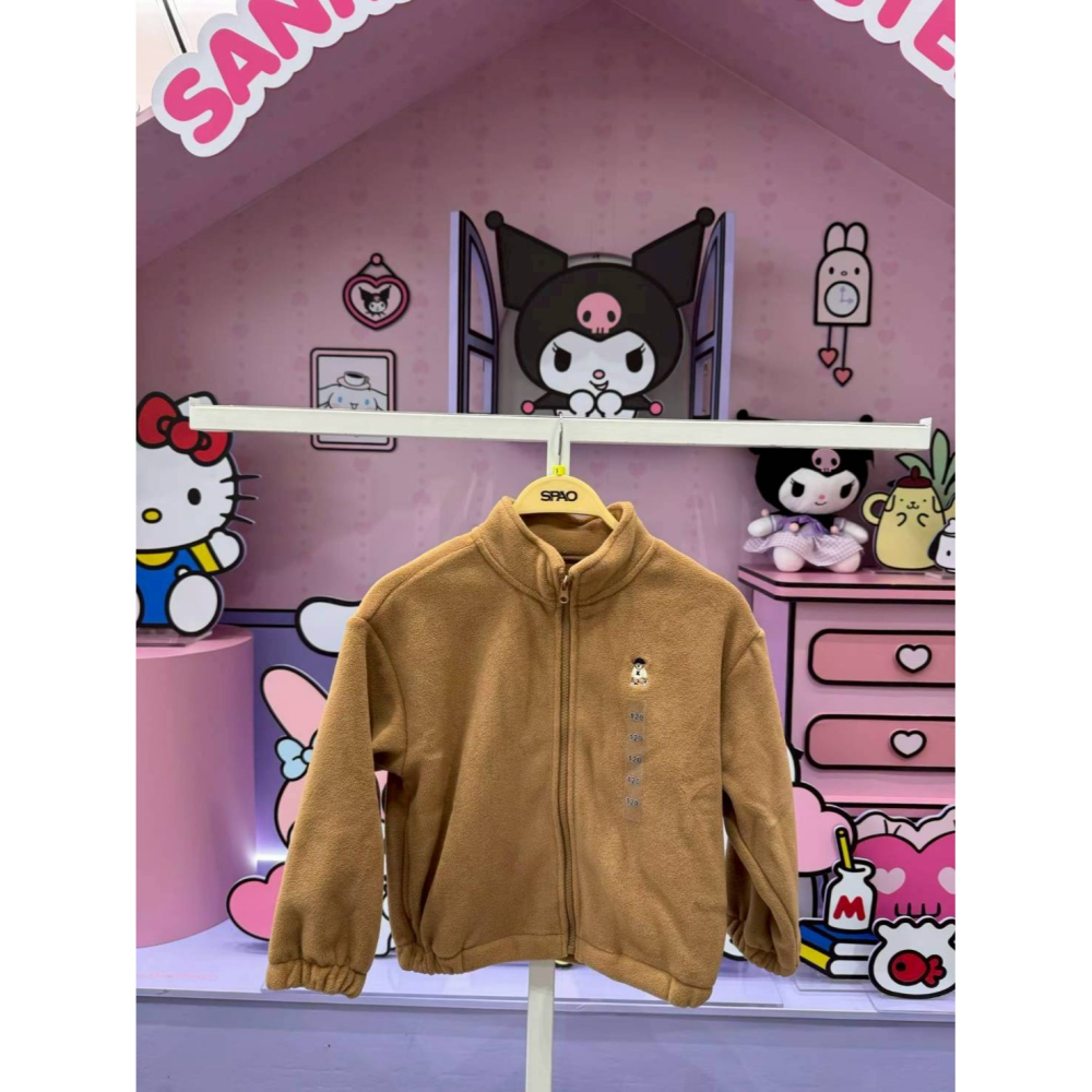 [預購 每周日中午 12:00收單] 2025 韓國   SPAO 孩童款 刷毛外套-細節圖4